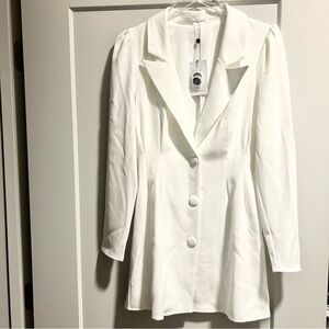 Lovers + Friends White City Blazer Dress